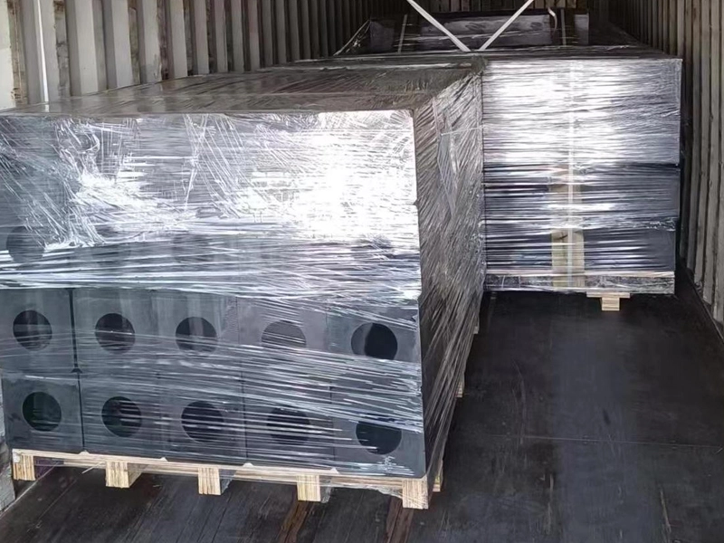 Detalles de montaje de defensa de goma SC, bajo mantenimiento