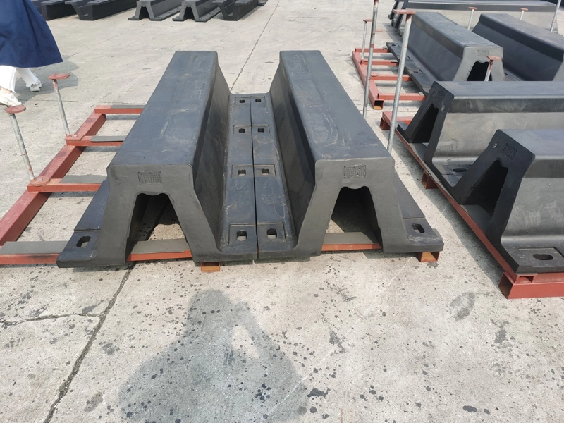 Principio de funcionamiento de la defensa de goma en arco