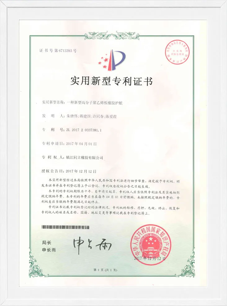 Certificado de Patente de Modelo de Utilidad